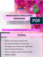 Seminar 9 - Manajemen Persalinan Abnormal - Dr. Arietta Pusponegoro, SpOG (K)
