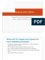 Topic 2 - MapReduce With Pyrhon Extra II Linear Regression
