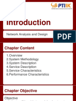 Network Analysis and Design Chapter Overview