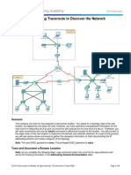 1.1.1.8 Packet Tracer - Using Traceroute to Discover the Network Instructions