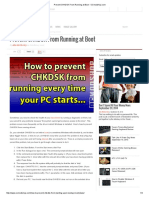 Prevent CHKDSK From Running at Boot - OCmodshop