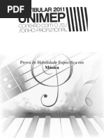 Prova Habilidade Especifica Musica 2011 i