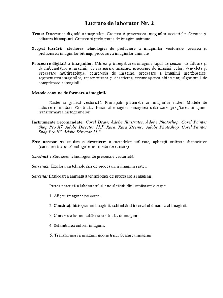 Lucrare de Laborator Nr2 | PDF