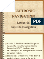 Electronic Navigation: Lesson-6a: Satellite Navigation