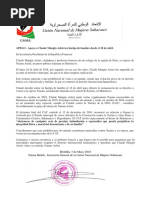 APELO - Apoyo a Claude Mangin Asfari en huelga de hambre desde el 18 de abril