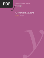 Poesía y Poética Antonio Colinas JMarch gc28 PDF
