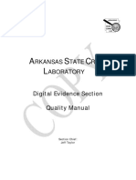 Ar Digital Evidence Quality Manual