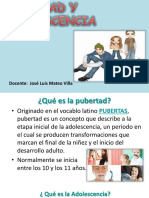 Puebrtad y Adolescencia Colegio