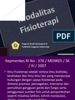 Pertemuan 7 Modalitas Fisioterapi