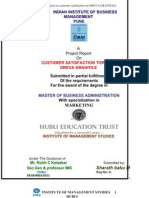 Customer Satisfaction Towards Oreva Granitiles
