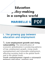 Education Policy-Making in A Complex World: Maribelle G. Acac