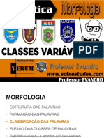 Morfologia das classes de palavras