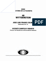 Prades Celma Jose Luis Y Sanfelix Vidarte Vicente - Wittgenstein - Mundo Y Lenguaje