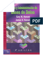 Diseño y Administración de Bases de Datos 2da Edicion Gary W. Hansen, James W. Hasen PDF