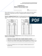 Demand Market Worksheet