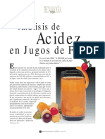 Analisis de Acidez en Jugos de Frutas PDF