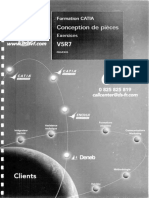 FR Dassault Systems Formation Cours Conception Pieces Exercices