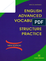 English Advanced Vocabulary & Structure