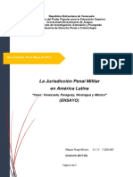 Jurisdicción Penal Militar en América Latina