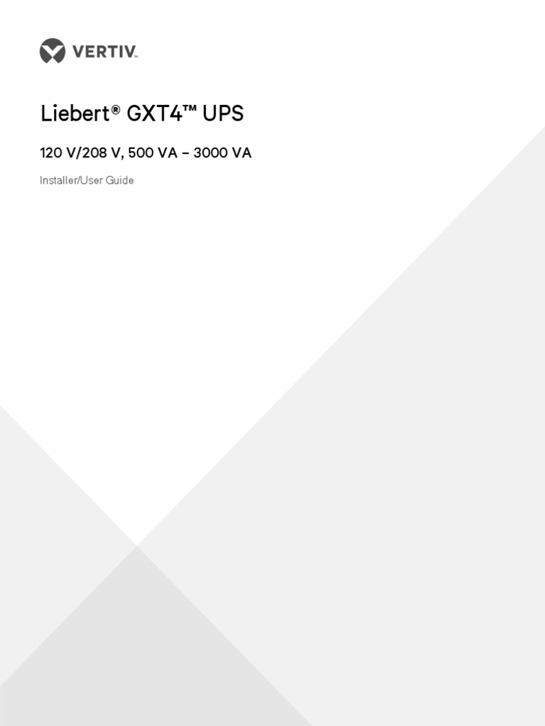 Liebert Gxt4 2000rt120 Manual - berührende worte liebe