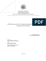 Cfd Application to Turbochargers of Internal Combustion Engines