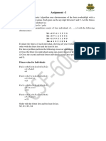 Genetic Algorithm Assignment 