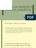 Teoria da Variação e Mudança Linguística