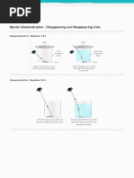 Refraction Starter Demonstration Answers