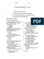 Test Evaluare Clasa a IV-A