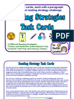 24 Cards, Each With A Paragraph and Reading Strategy Challenge