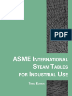 ASME International Steam Tables For Industrial Use