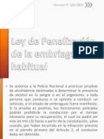 2-Ley de Penalización de La Embriaguez Habitual en Honduras