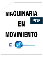 Señaletica Maquinaria en Movimiento