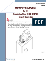 Kodak DirectView CR 500 - Preventive Maintenance.pdf