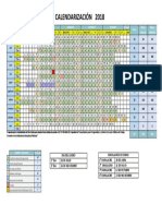 Calendarización 2018