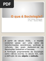 2º Aula Fundadores Da Sociologia