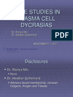 Cases Study in Plasma Cell Dyscrasia