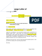 Career Change Letter of Resignation: Regd Off: KH-137/13, GALI N0-4, BLOCK-A2 WEST, SANT NAGAR Burari New Delhi-110084