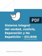 Estructura Del Estado Colombiano - Sistema de Verdad, Justicia, Reparación y No Repetición