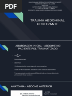 Trauma Abdominal Penetrante - Internato Urgência e Emergência UFRN