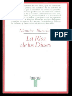 Blanchot, Maurice - La Risa de Los Dioses