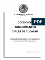 Código de Procedimientos Civiles de Yucatán