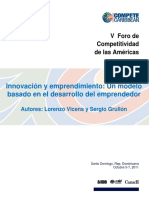 Vicens - and - Grullon - Final - Innovation and Entrepreneurship A Model Based On Entrepreneur Development Spanish PDF