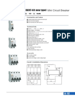 (DZ47-63 New Type) Mini Circuit Breaker: Construction and Feature