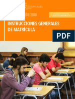 Intrucciones Matricula p2018