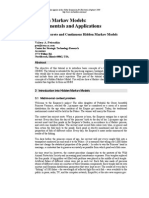 2000 - Hidden Markov Models - Fundamentals and Applications