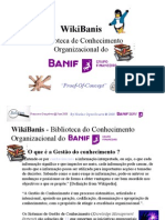 Wikibanis: Biblioteca de Conhecimento Organizacional Do
