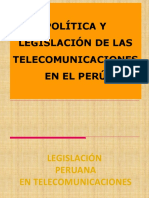 Tema 9 - Politica y Legislacion en TC Peru