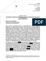 Departmental Order of Discipline - Cordova - Redacted PDF