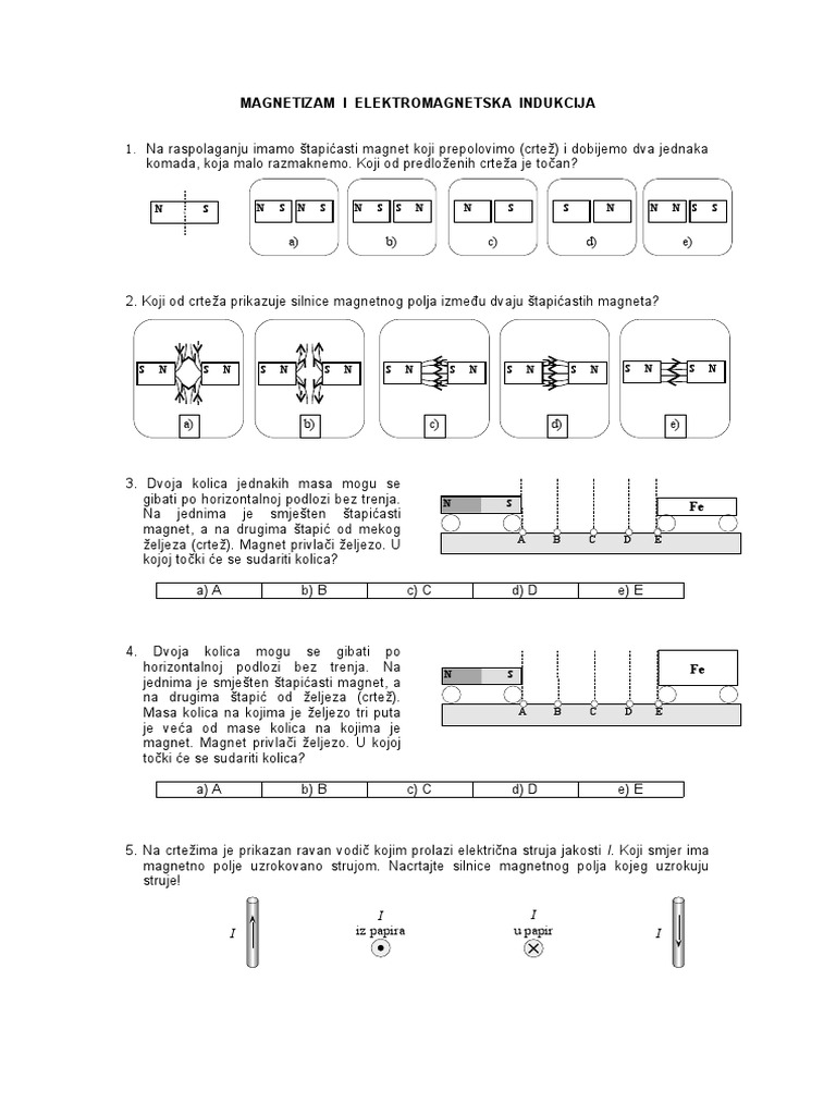 Fizika - Magnetizam | PDF